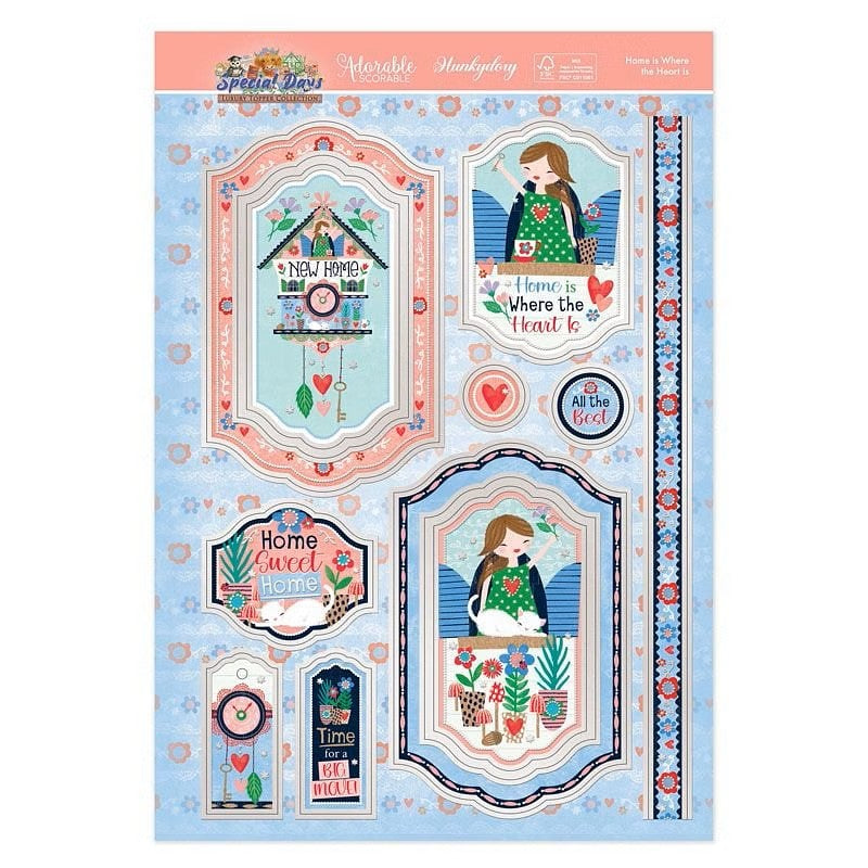 Hunkydory Special Days - Home is Where the Heart Is Luxury Topper Set