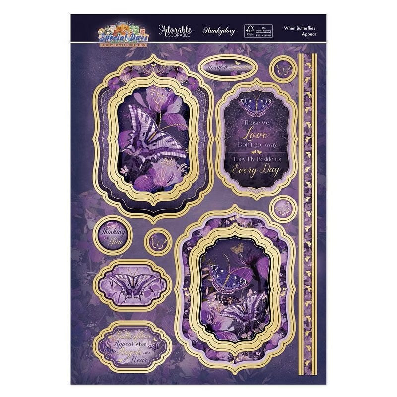 Hunkydory Special Days - When Butterflies Appear Luxury Topper Set