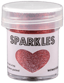 WOW! Sparkles Glitter 15ml - Fire Red