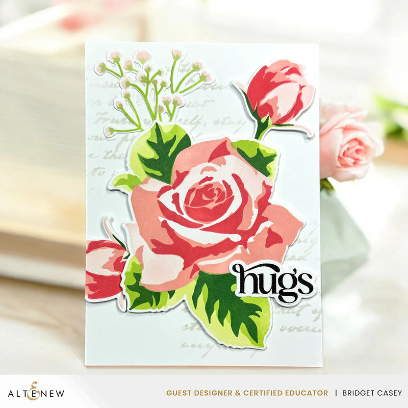 Altenew Stencil Art: Romantic Roses & Add-on Die Bundle