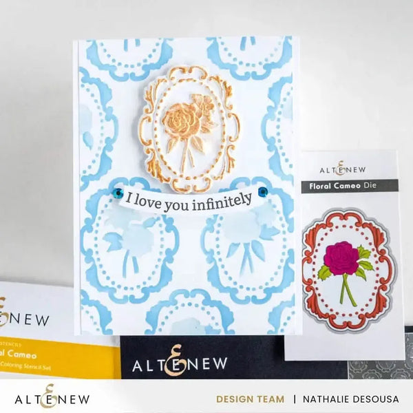 Altenew Floral Cameo Die