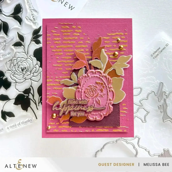 Altenew Floral Cameo Die
