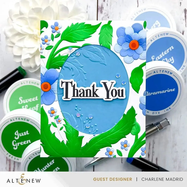 Altenew Fairyland Florals Botanical 3D Embossing Folder*