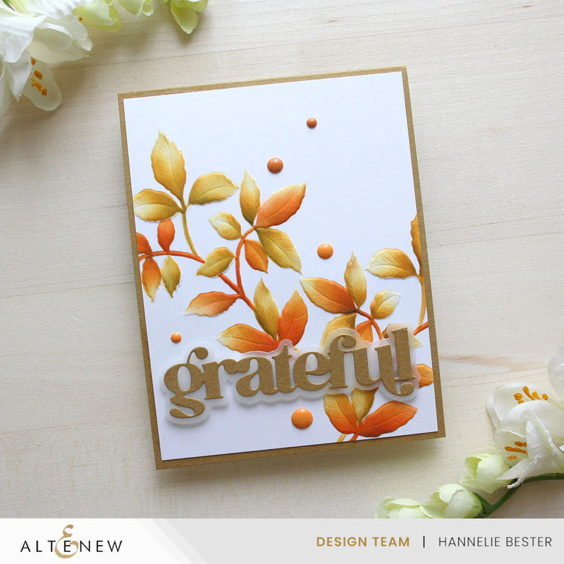 Altenew Leafy Splendour Botanical 3D Embossing Folder