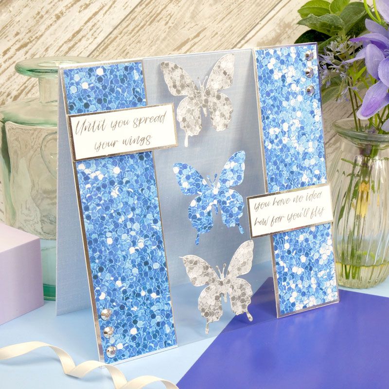 Hunkydory Stickables A5 Self-Adhesive Papers - Glitter