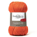 Fiddlesticks Superb 10 Yarn 100g - Burnt Orange