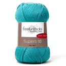 Fiddlesticks Superb 10 Yarn 100g - Turquoise