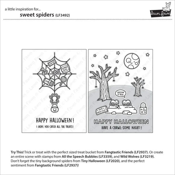 Lawn Cuts Custom Craft Dies - Sweet Spiders Add-On*