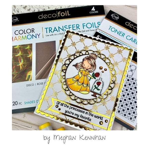 Deco Foil Harmony Foil Pack 6"X6" 20/Pkg Shades Of Gold*