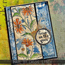 Tim Holtz Cling Stamps 7"X8.5" Embroidery