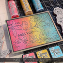 Tim Holtz Cling Stamps 7"X8.5" Embroidery