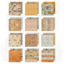 Tim Holtz - Advantus Idea-ology Double- Sided Cardstock 12"X12" 12/Pkg - Palette Collection: Orange