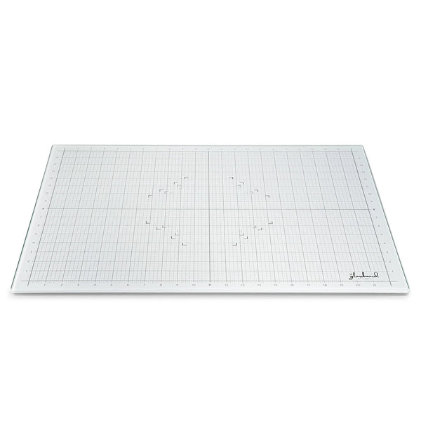 Glassboard Studio Magnetic Glass Craft Mat 18"x 24" - True White