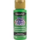 Americana Gloss Enamels Acrylic Paint 2oz - Festive Green
