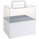 Deflecto Expandable Marker Accordion Organiser White/Clear