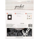 American Crafts - Pocket Frames Insert Kit 8X10in 11 per pack - Home Wreath with Insert.*