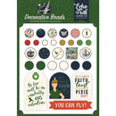 Echo Park Lost In Neverland Decorative Brads 25 pack Plus 4 Chipboard Pieces