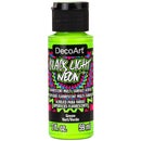 Americana Black Light Neon Acrylic Paint 2oz - Green