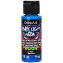 Americana Black Light Neon Acrylic Paint 2oz - Blue*