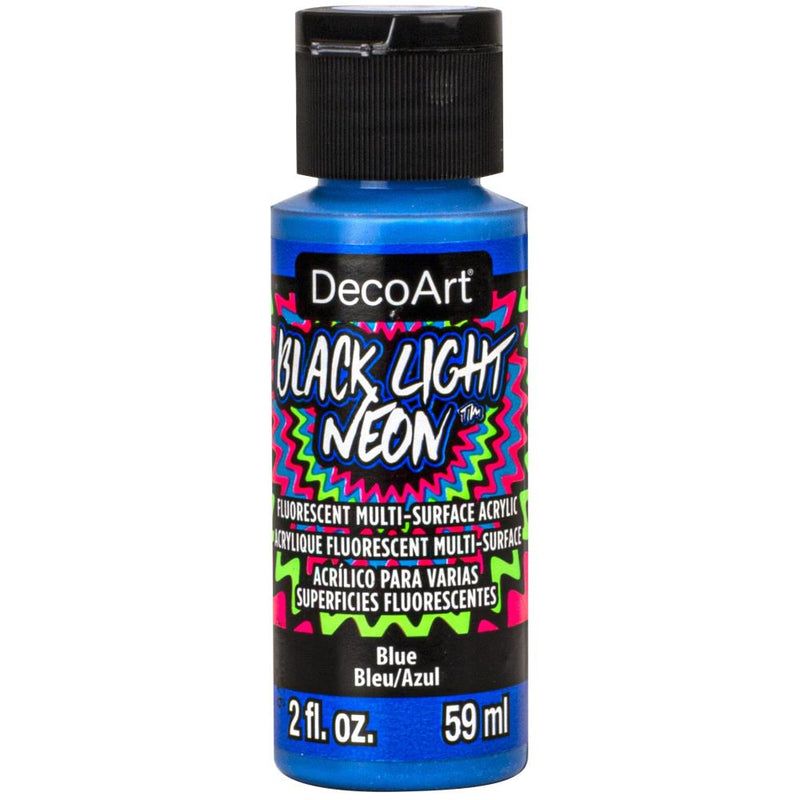 Americana Black Light Neon Acrylic Paint 2oz - Blue*