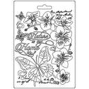 Stamperia Soft Maxi Mould A5 Nature Is My Home, Orchids & Cats