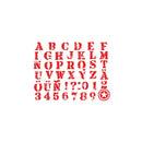 Find It Trading Textile Stamps - Alphabet.*