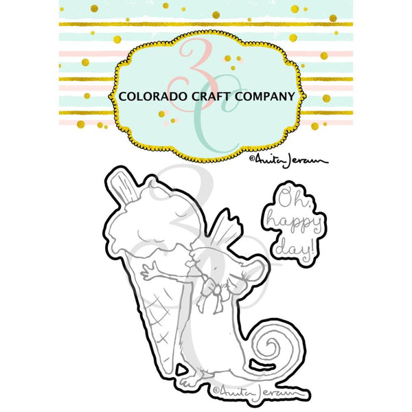 Colorado Craft Company Metal Die Set - Ice Cream Day Mini - By Anita Jeram*