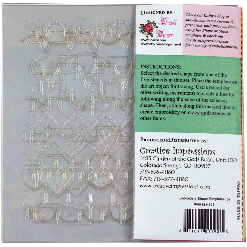 C & T Publishing-Embroidery Stencils