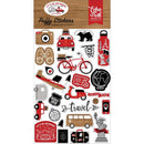 Echo Park Let's Go Anywhere Puffy Stickers*