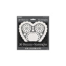 Unique Industries Heart Paper Doilies - 6" 30/Pack - White