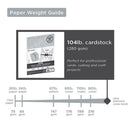 PrintWorks Printable Glitter Cardstock 8.5"x11" 15/Pkg - Silver*