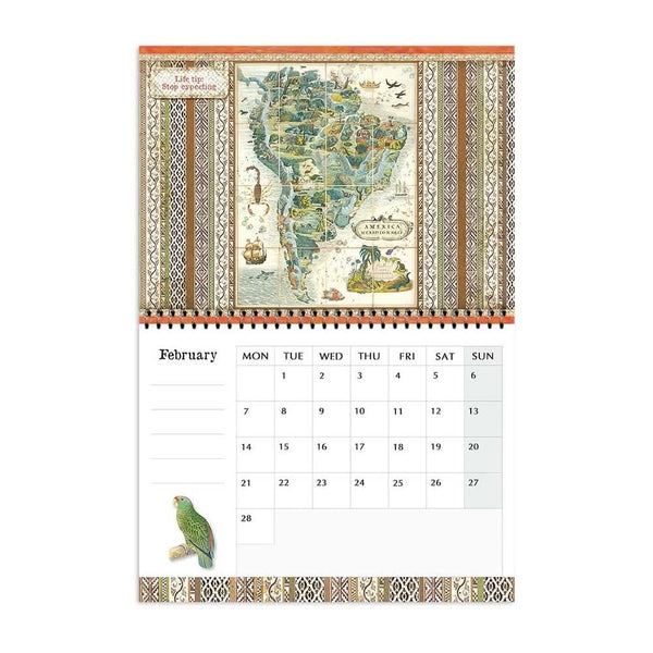 Stamperia 2022 Wirebound Calendar 11.75"X8.75" Amazonia*