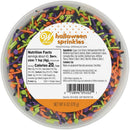 Shaped Sprinkles Short Tub 6oz - Traditional Halloween