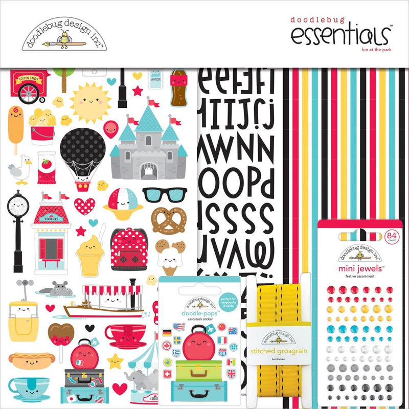 Doodlebug Essentials Kit 12"x12" - Fun At The Park*