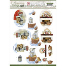 Find It Trading Jeanine's Art Punchout Sheet - Wood Decorations, Christmas Cottage Collection*