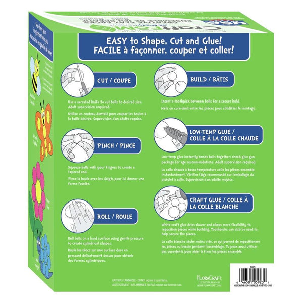 FloraCraft CraftFoM Play Pack 2.5oz (70.8g) - Ball, White*^