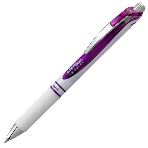 Pentel EnerGel Pearl Retractable Liquid Gel Pen 0.7mm 3 pack - Assorted Colours*