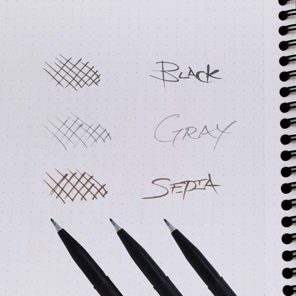 Pentel Arts Sign Pen Brush - Gray*