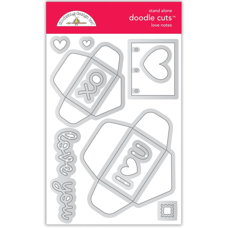 Doodlebug Doodle Cuts Dies - Love Notes*