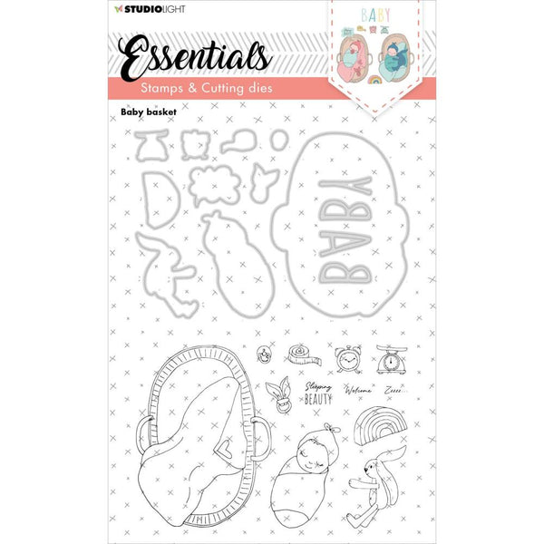 Studio Light Essentials Stamp & Die Set - Nr. 20, Baby Basket*