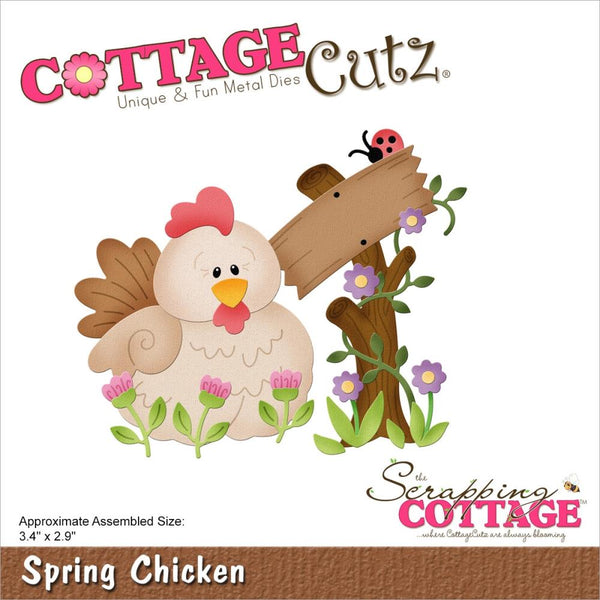 CottageCutz Dies Spring Chicken 3.4"X2.9"*