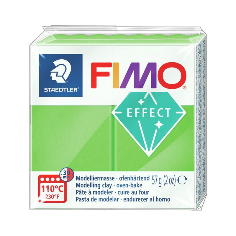 Fimo Effect Neon Polymer Clay 2oz - Neon Green*
