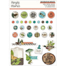 Simple Vintage Lakeside Decorative Brads*