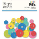Simple Stories Colour Vibe - Buttons 24 pack - Summer*