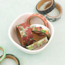 Vicki Boutin Evergreen & Holly Washi Tape 8 pack with Gold Foil Accents*