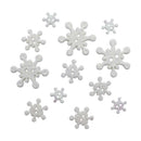 Buttons Galore Christmas Themed Buttons - Glistening Snow 12 pack*