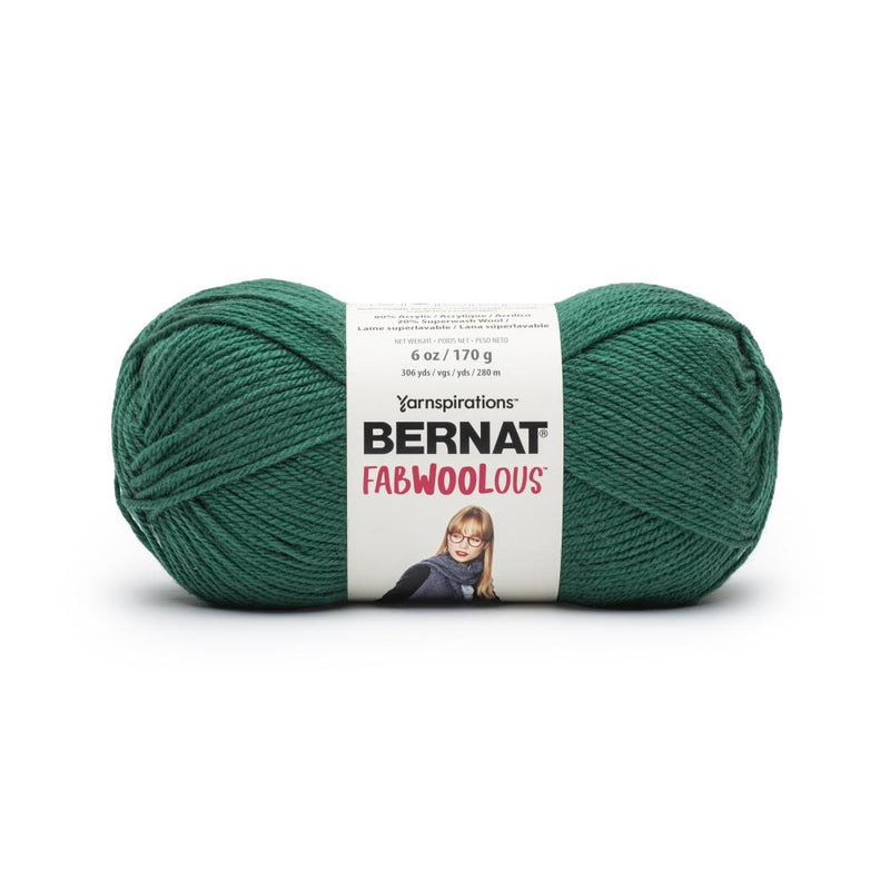 Bernat Fabwoolous Yarn - Pine*