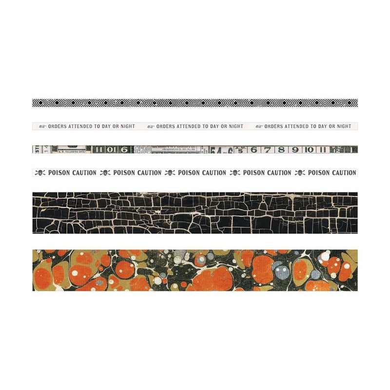 Tim Holtz Idea-Ology Design Tape 6 pack - Halloween*