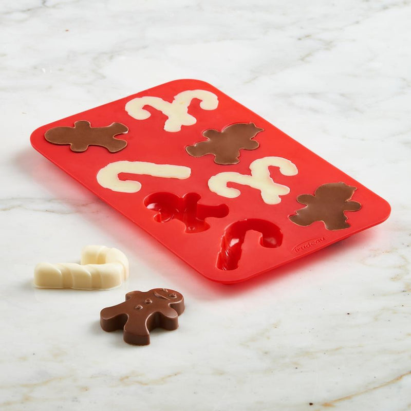 Trudeau Silicone Chocolate Mould - Gingerbread/Candy Cane*