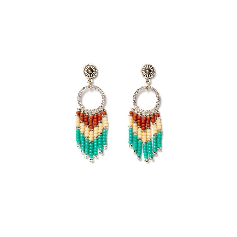 TierraCast Beaded Concho Earrings Jewellery Making Kit*